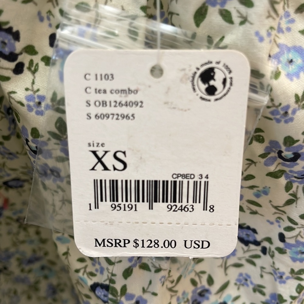 NWT Free People Petunia Mini Dress Size XS - Picture 13 of 14